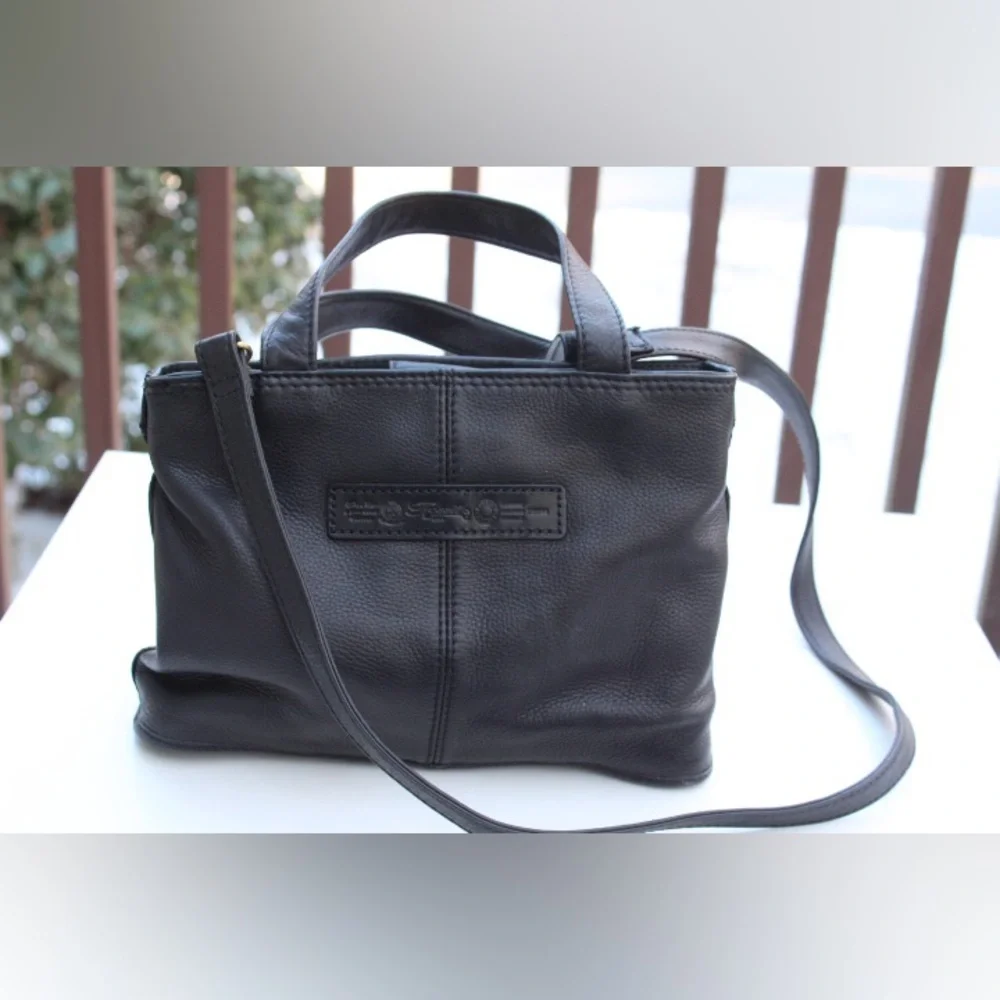 Fossil leather satchel